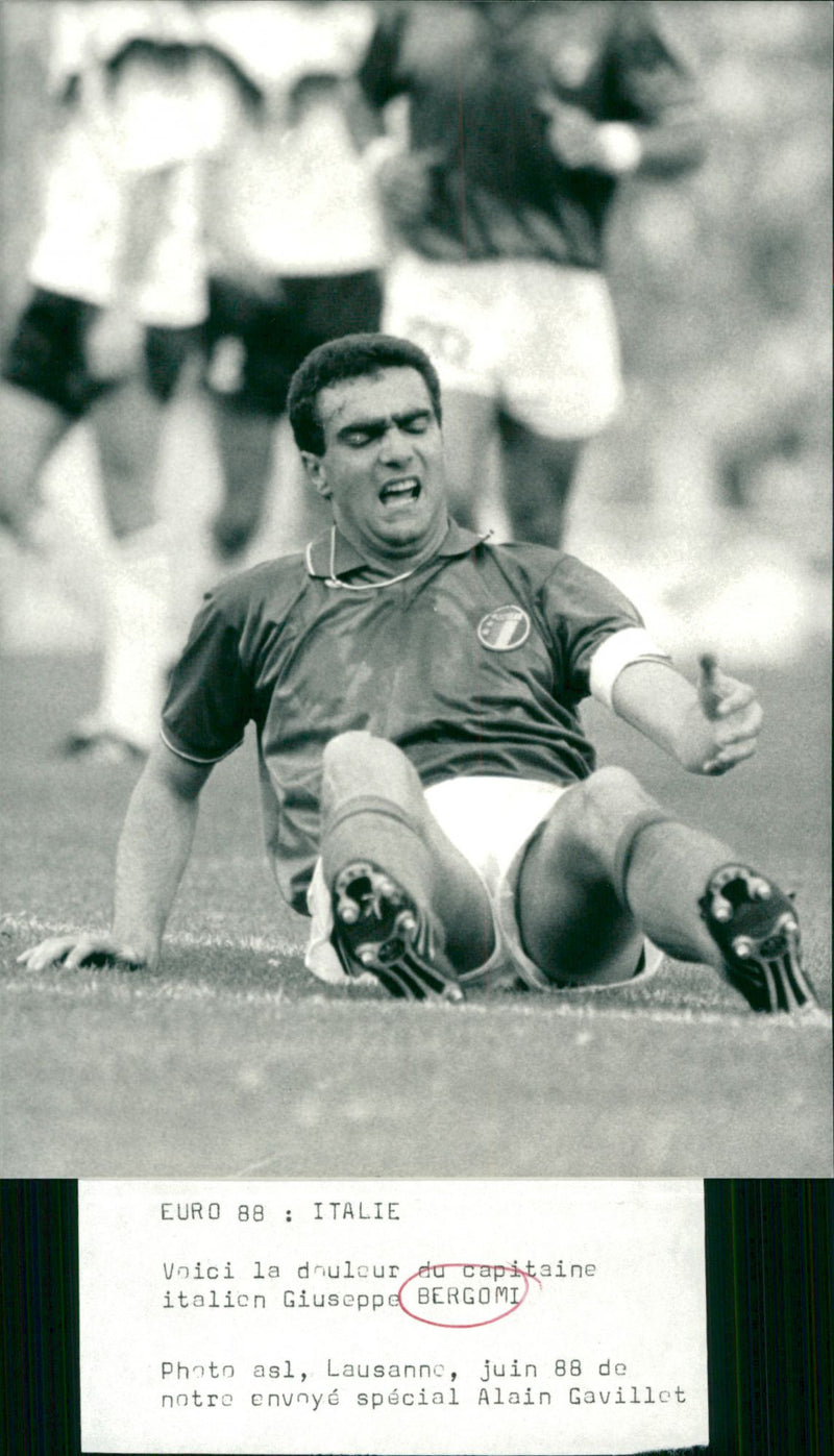 Giuseppe Bergomi, football - Vintage Photograph