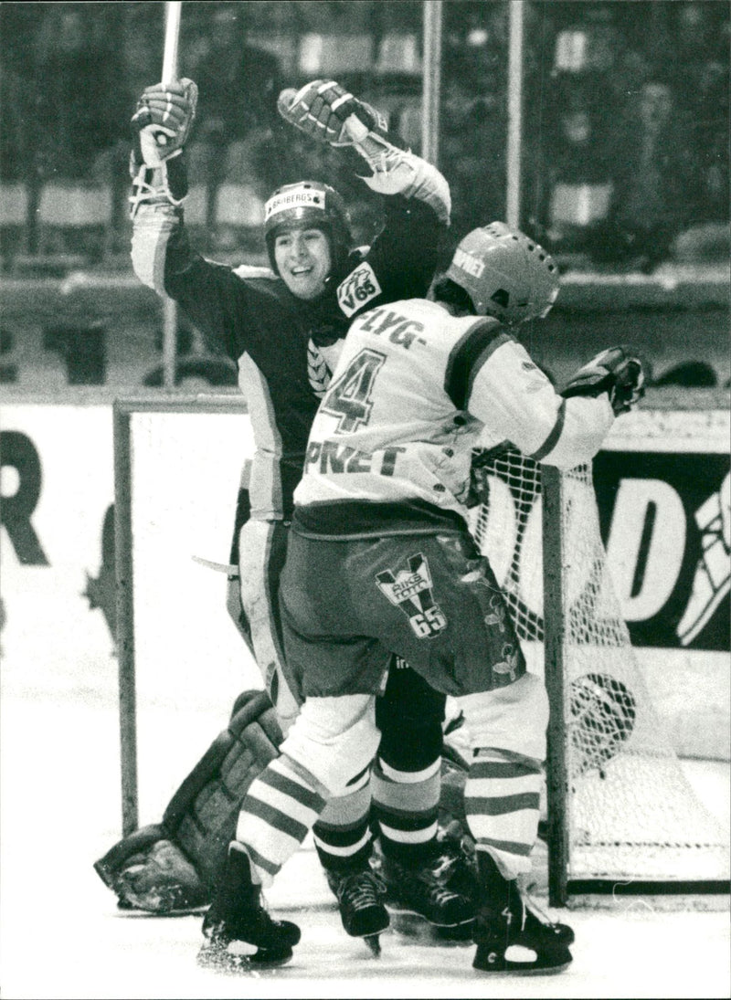 Ice Hockey Mora - Vintage Photograph