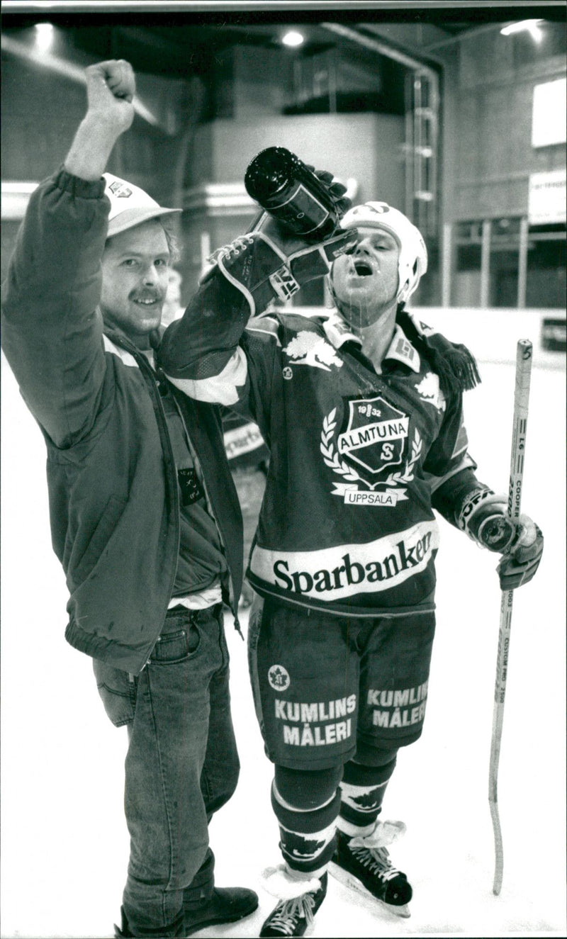 Ice Hockey Uppsala AIS - Vintage Photograph