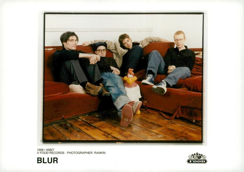 Blur, pop group England - Vintage Photograph