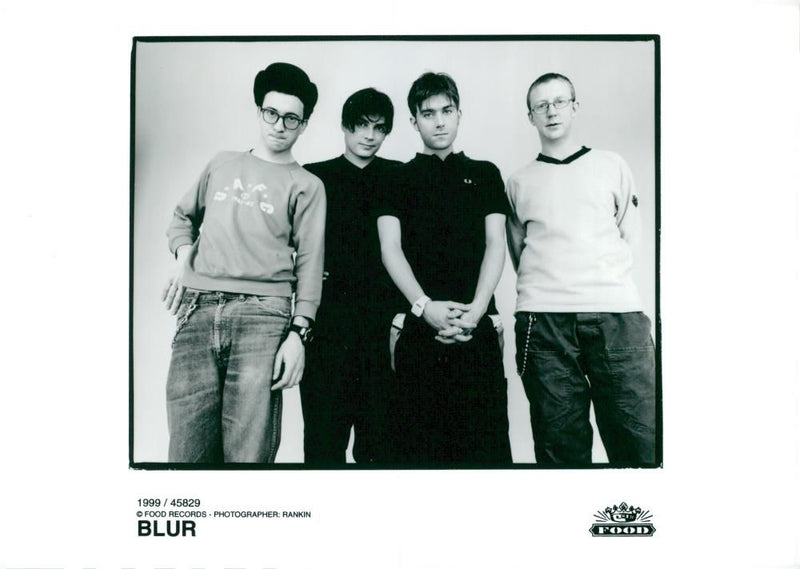 Blur pop group - Vintage Photograph