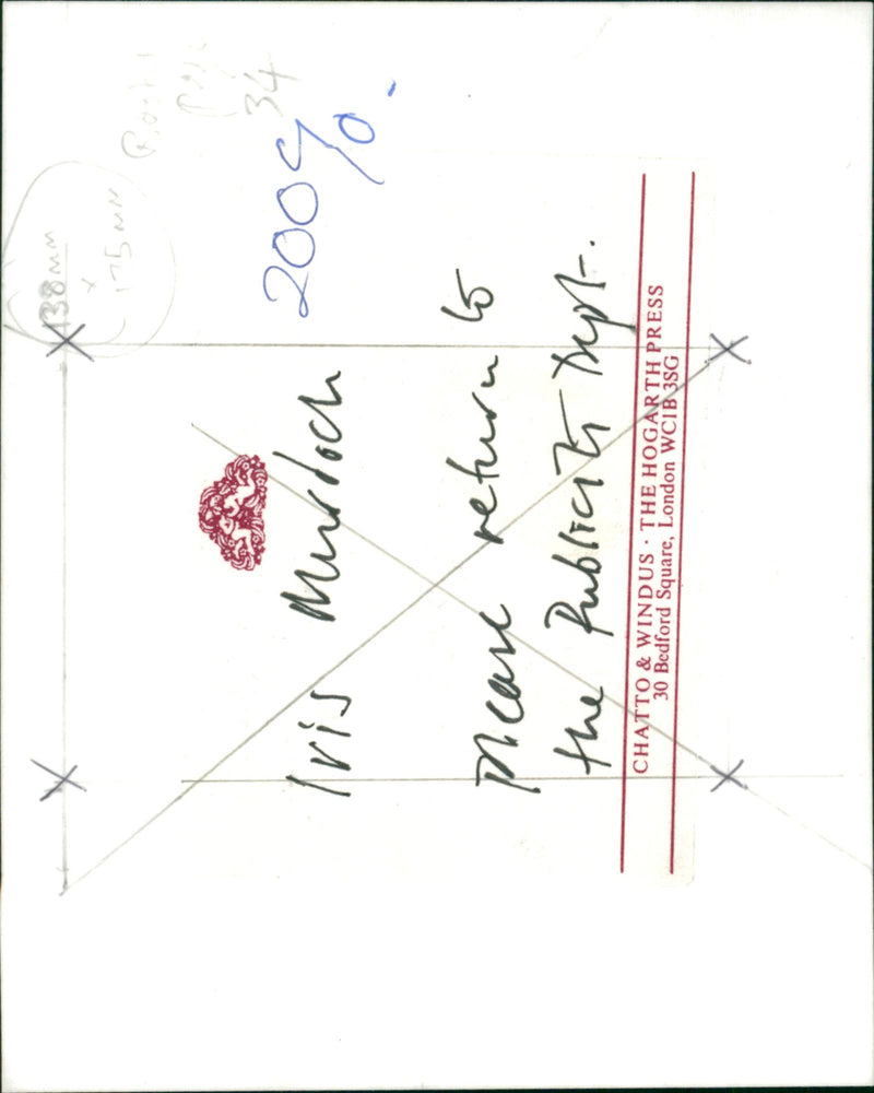 Iris Murdoch - Vintage Photograph