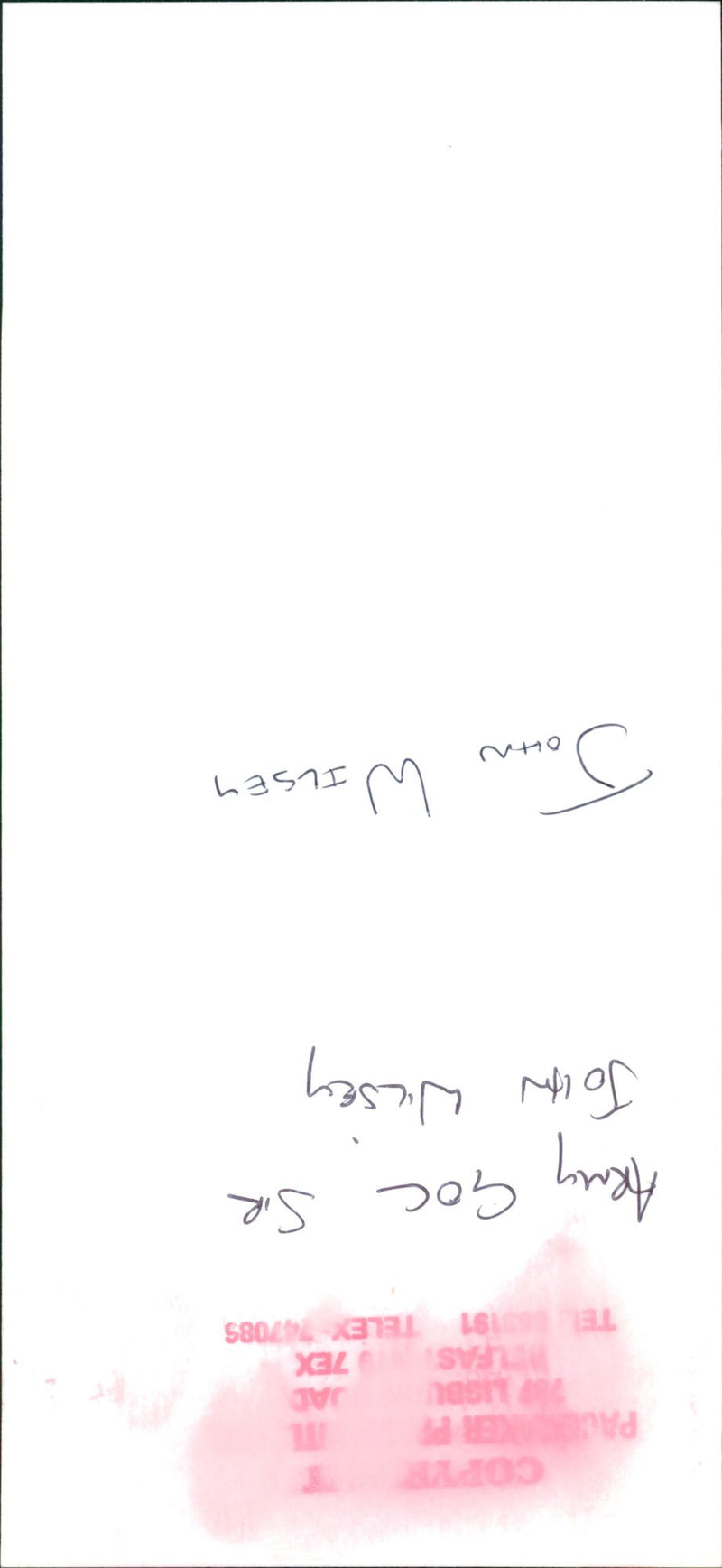 John Wilsey - Vintage Photograph