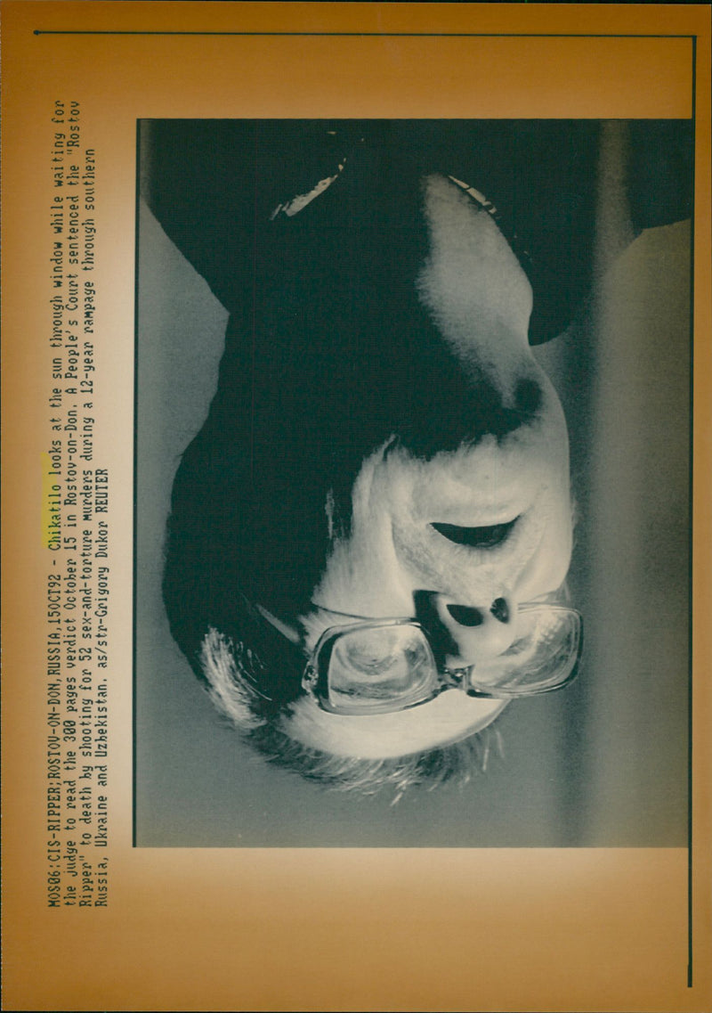 Andrei Chikatilo. - Vintage Photograph