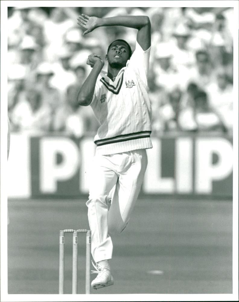 Courtney Walsh, Cricketer - Vintage Photograph