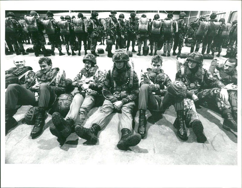 Paratroopers. - Vintage Photograph