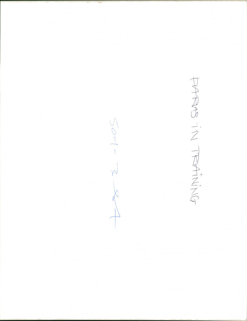 Paras in Training - Vintage Photograph