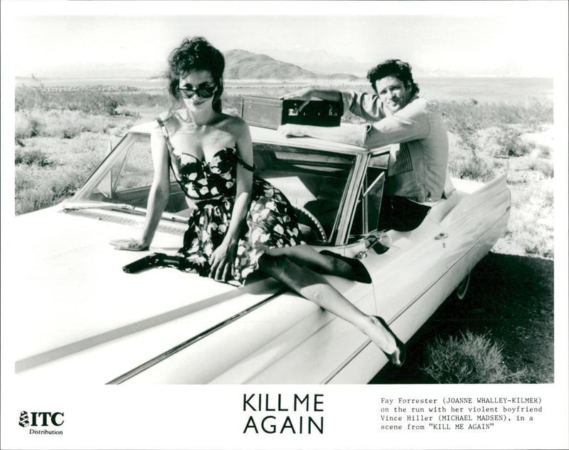 Joanne Whalley-Kilmer with Michael Madsen in Kill Me Again - Vintage Photograph
