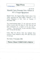 Mariah Carey, singer - Vintage Photograph