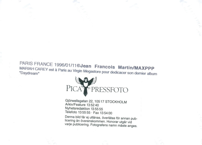 Mariah Carey - Vintage Photograph