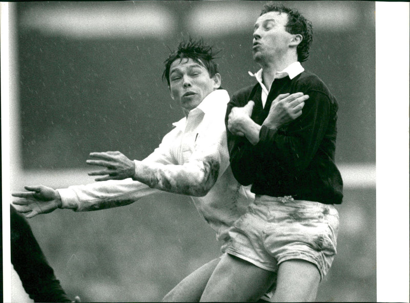 England Vs. Scotland, Rugby - Vintage Photograph