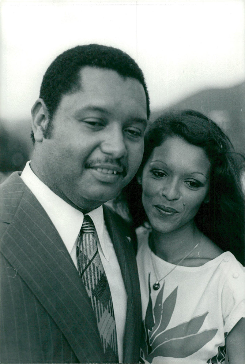 Jean Claude Duvalier och Mich le Bennett Vintage Photograph