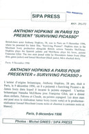 Anthony Hopkins - Vintage Photograph