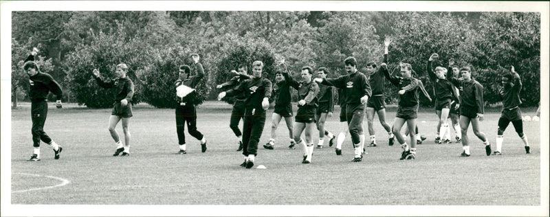 England Training - Vintage Photograph