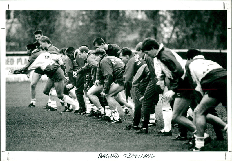 England Training - Vintage Photograph