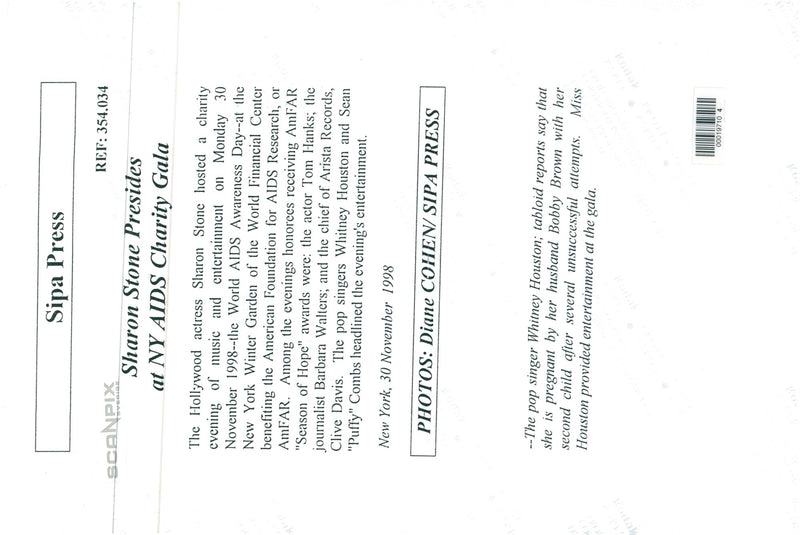 Whitney Houston - Vintage Photograph