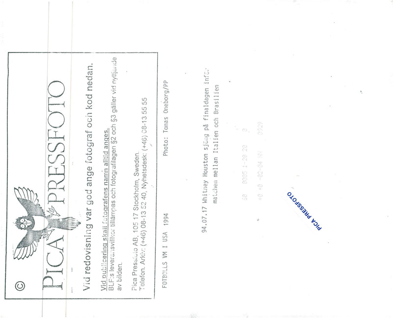 Whitney Houston - Vintage Photograph