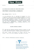 Whitney Houston singer - Vintage Photograph