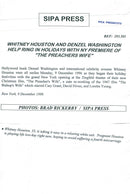 Whitney Houston singer - Vintage Photograph