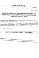 Whitney Houston singer - Vintage Photograph