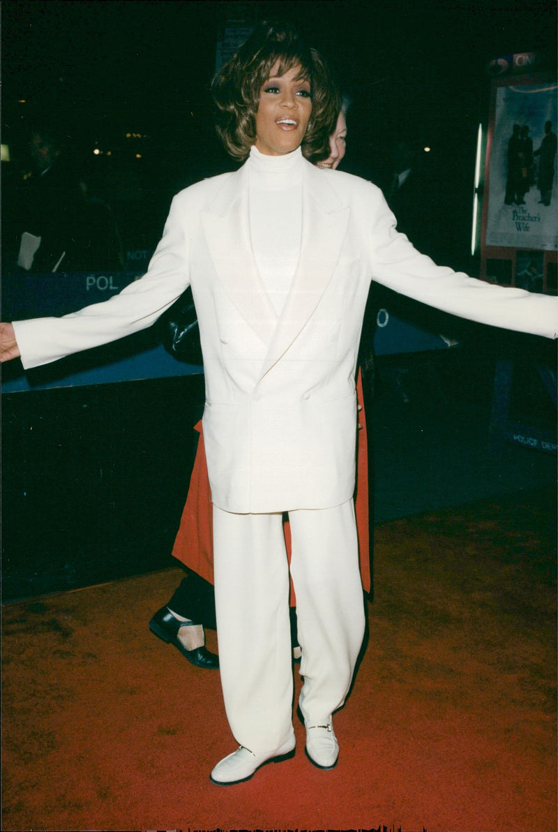 Whitney Houston singer - Vintage Photograph