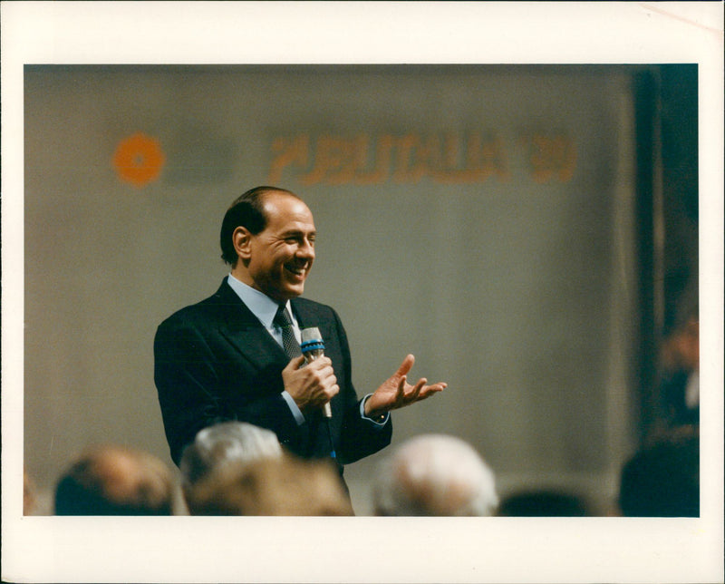 Silvio Berlusconi - Vintage Photograph