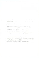 CARL BILDT - Vintage Photograph