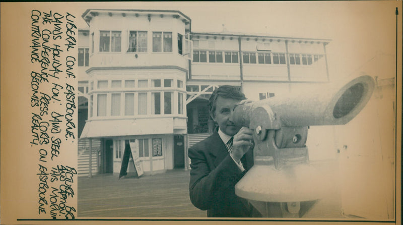 Brian Steel, politician - Vintage Photograph