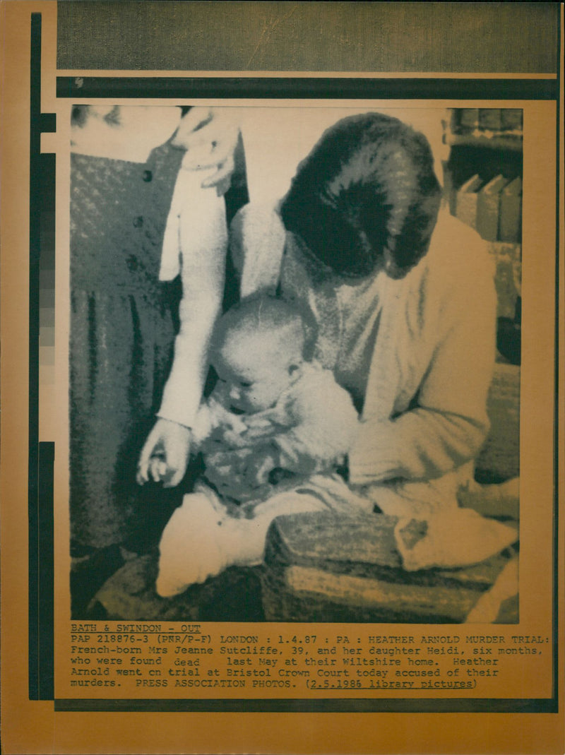 Heather Arnold, Murder Trial. - Vintage Photograph