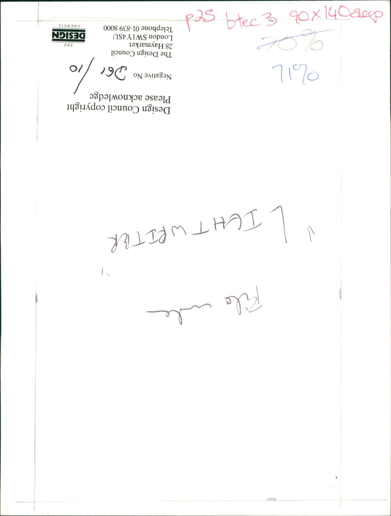 Light Writer - Vintage Photograph