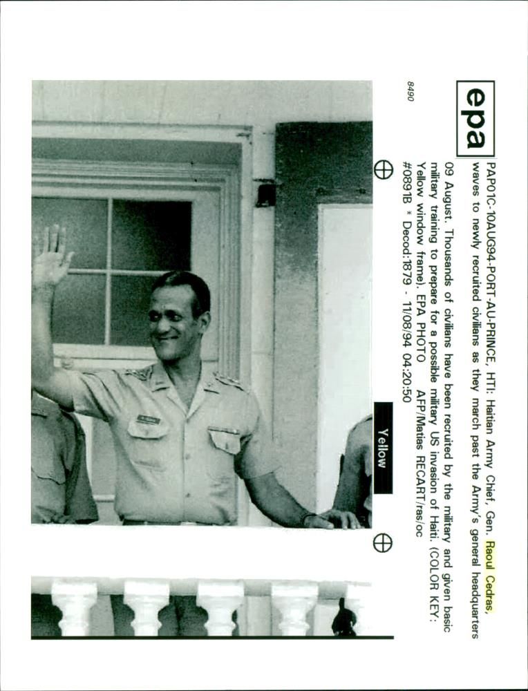 Raoul CÃ©dras in the terrace. - Vintage Photograph