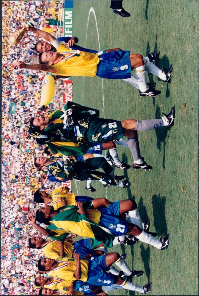 Brazil won a penalty - Vintage Photograph