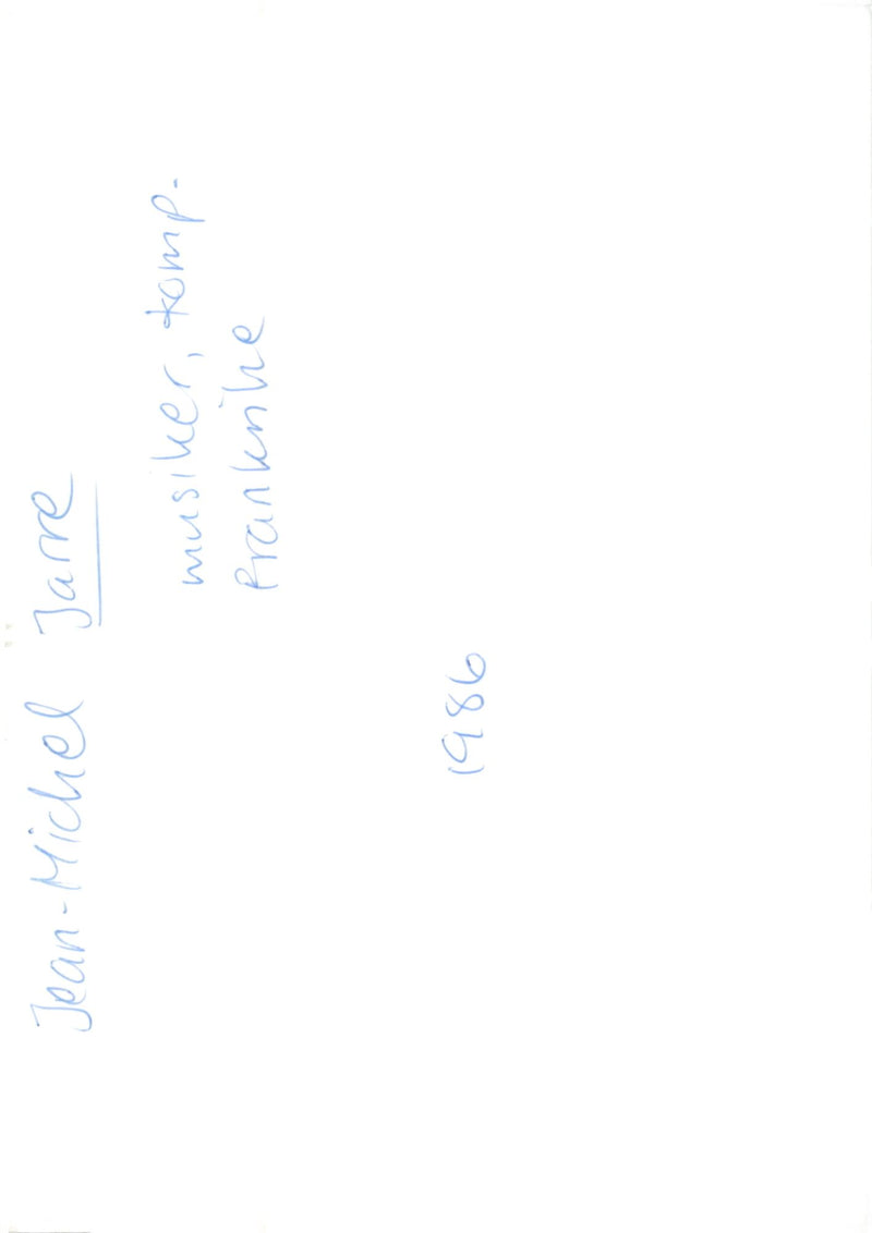 Jean-Michel Jarre, musician - Vintage Photograph