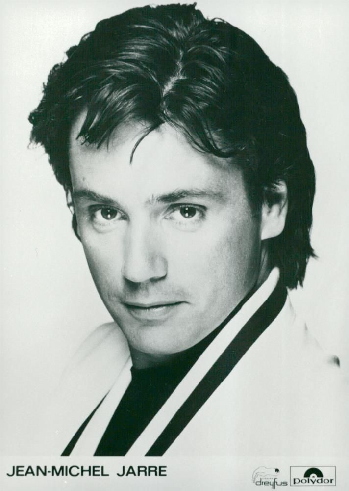 Jean-Michel Jarre, musician - Vintage Photograph