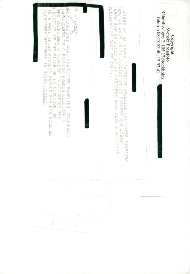 Jean-Michel Jarre, musician - Vintage Photograph