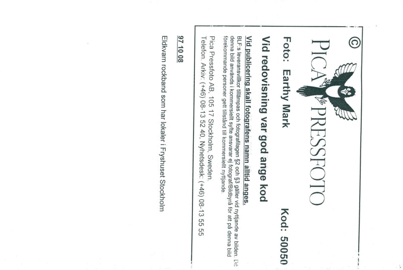 Fire pit, music group - Vintage Photograph