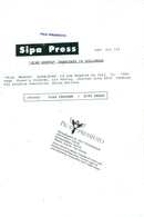 Elizabeth Hurley in concert with Dylan Sellers at the premiere of the movie "Nine Months" - Vintage Photograph