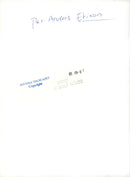 Per-Anders Erixon musician - Vintage Photograph