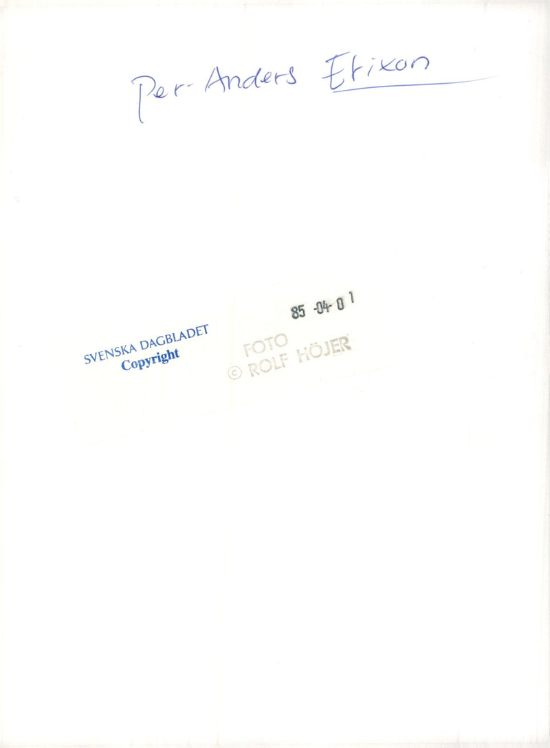 Per-Anders Erixon musician - Vintage Photograph