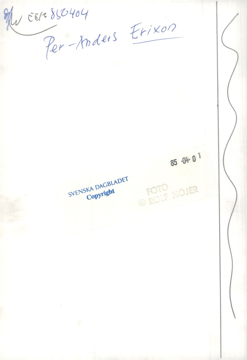 Per-Anders Erixon musician - Vintage Photograph