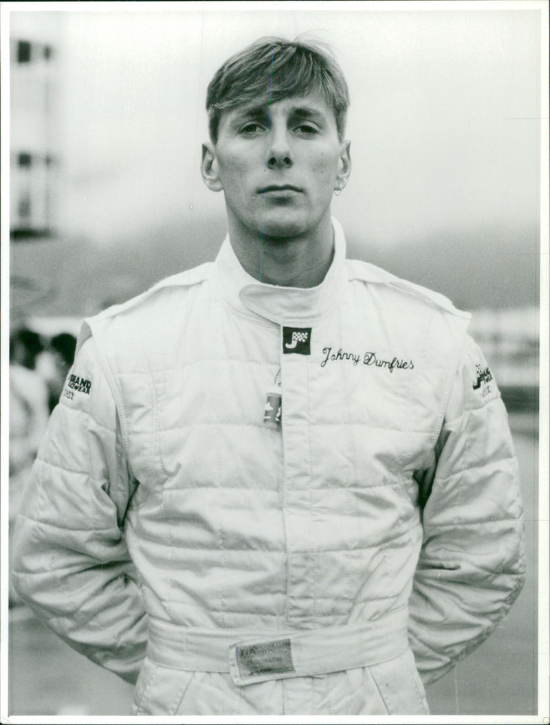 Johnny Dumfries, Formula One Motor Racing. - Vintage Photograph