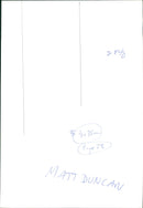 Matt Duncan - Vintage Photograph