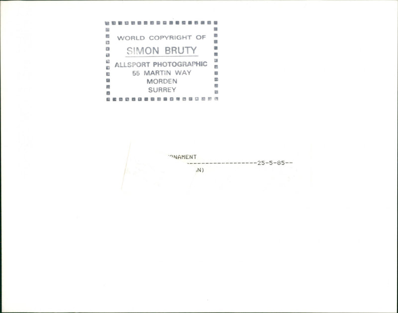 Tennis player - Vintage Photograph