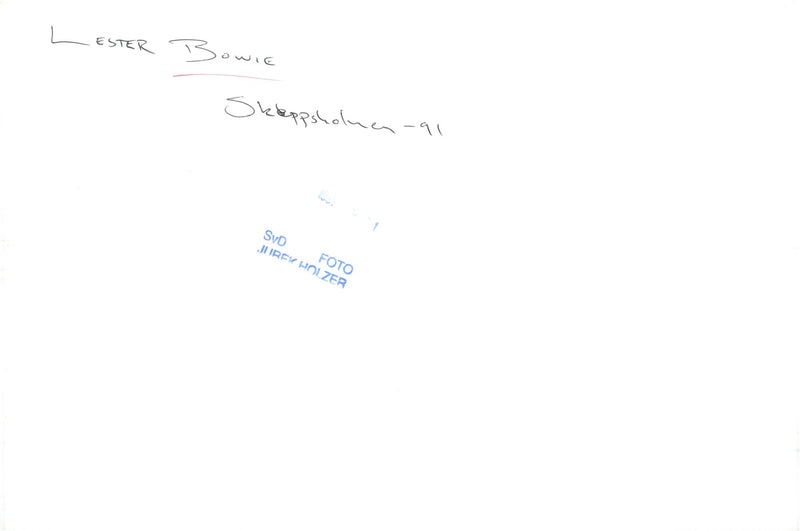 Lester Bowie jazz musician - Vintage Photograph