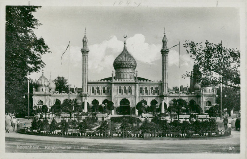 Copenhagen: Tivoli Concert Hall - 27 June 1944 - Vintage Photograph