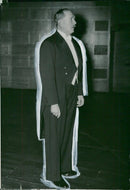 Bengt Berg holds his lecture in the Concert Hall - 6 December 1938 - Vintage Photograph