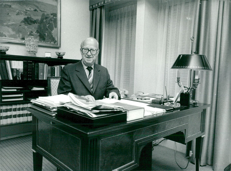 Ingemund Bengtsson, former speaker S politician - Vintage Photograph