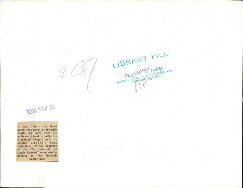 CONCERT SINGERS - Vintage Photograph