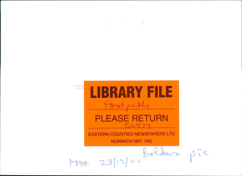 View of the nature. - Vintage Photograph