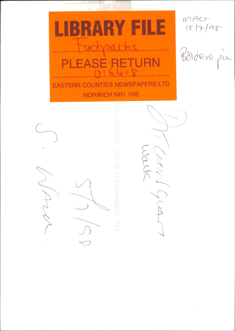 View of the nature. - Vintage Photograph